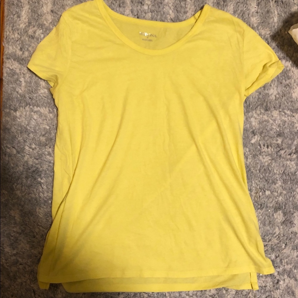 Yellow marona target women’s summer tee shirt